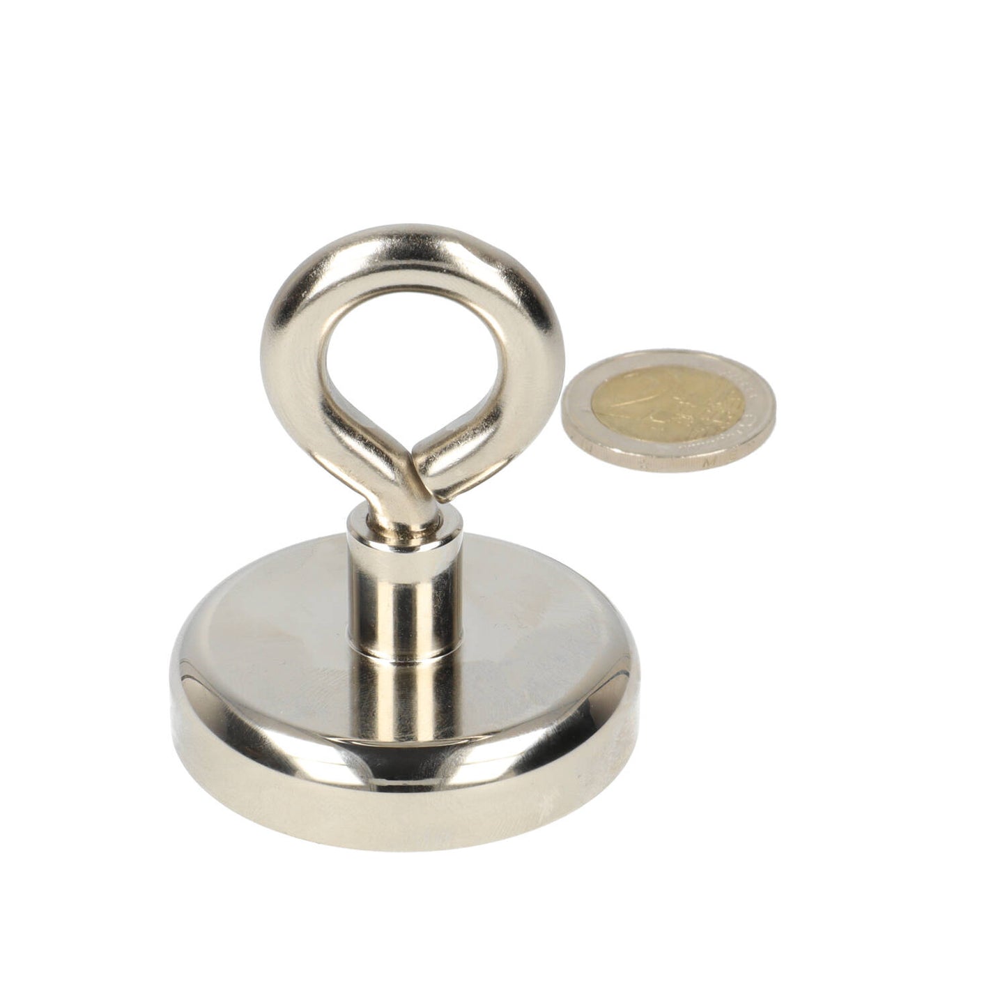 Eyebolt magnet 50x12x11 mm Neodymium N40 steel housing