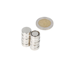 Pot magnet 13 x 4.5 mm for gluing