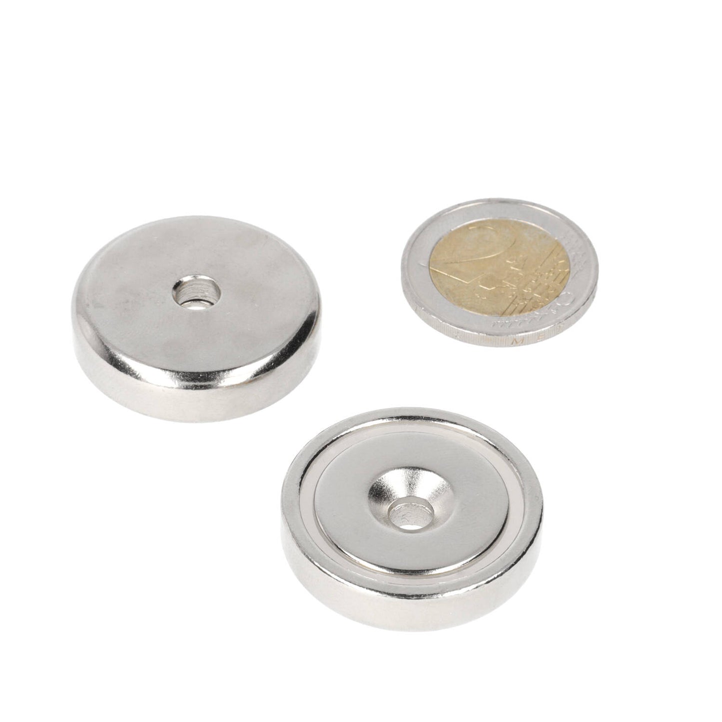 Neodymium Potmagneet Ø32 x 7 mm N40 NiCuNi