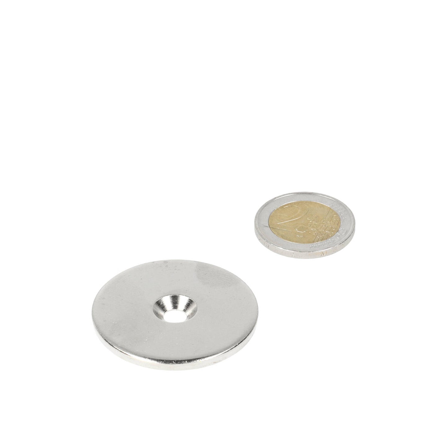 Stalen Ring Ø40 x Ø11 x 3 mm met boor-/verzinkgat (geen magneet)