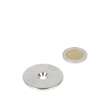 Ring 40 x 11 x 5.5 x 3 mm with drill/countersink hole (steel - NOTE - no magnet)