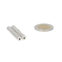 Neodymium Ringmagneet Ø6 x Ø2 x 2 mm N50 NiCuNi