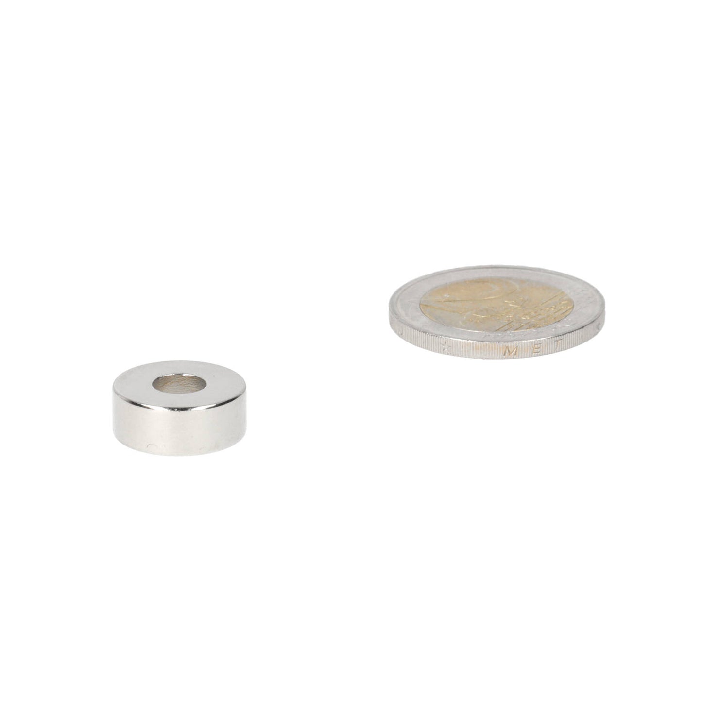 Neodymium Ringmagneet Ø15 x Ø6 x 6 mm N50 NiCuNi
