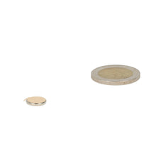 Neodymium Schijfmagneet Ø10 x 1,5 mm N45 NiCuNi zelfklevend