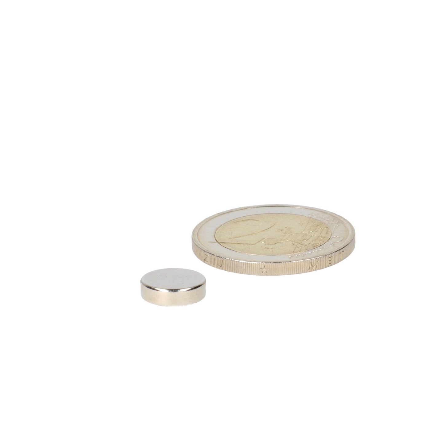 Schijfmagneet 10 x 3 mm van neodymium