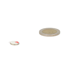 Neodymium Schijfmagneet Ø11 x 1 mm N48 NiCuNi zelfklevend