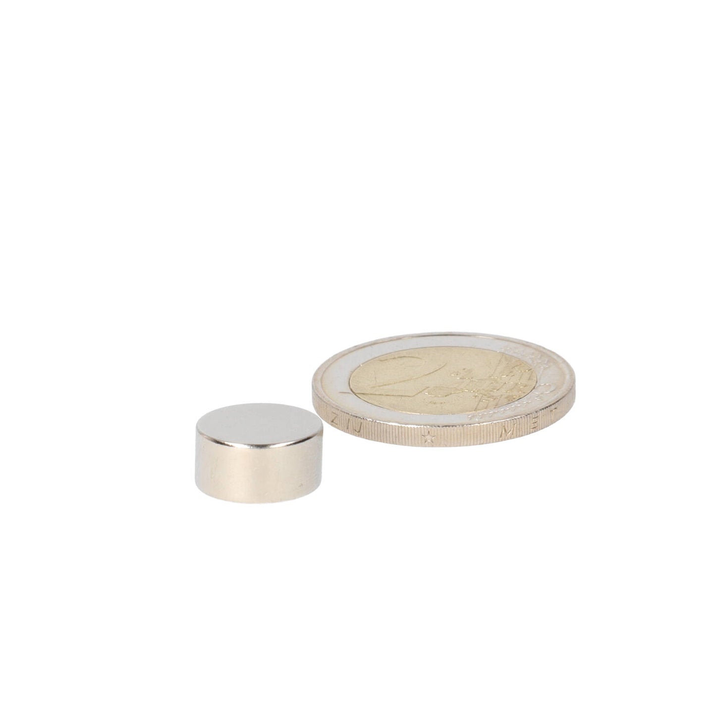 Neodymium Schijfmagneet Ø12 x 6 mm N48 NiCuNi