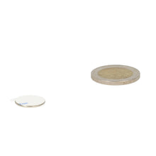 Neodymium Schijfmagneet Ø15 x 1,5 mm N45 NiCuNi zelfklevend
