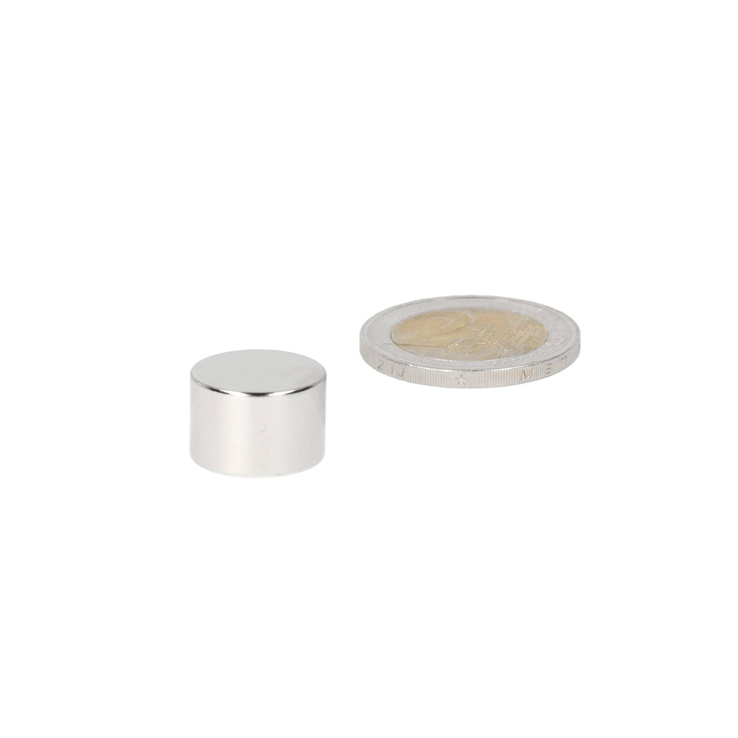 Neodymium Schijfmagneet ø15 x 10 mm N50 NiCuNi
