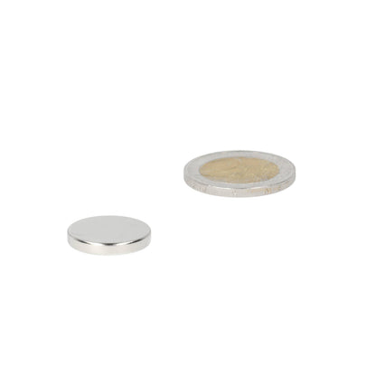 Neodymium Schijfmagneet Ø18 x 3 mm N48 NiCuNi