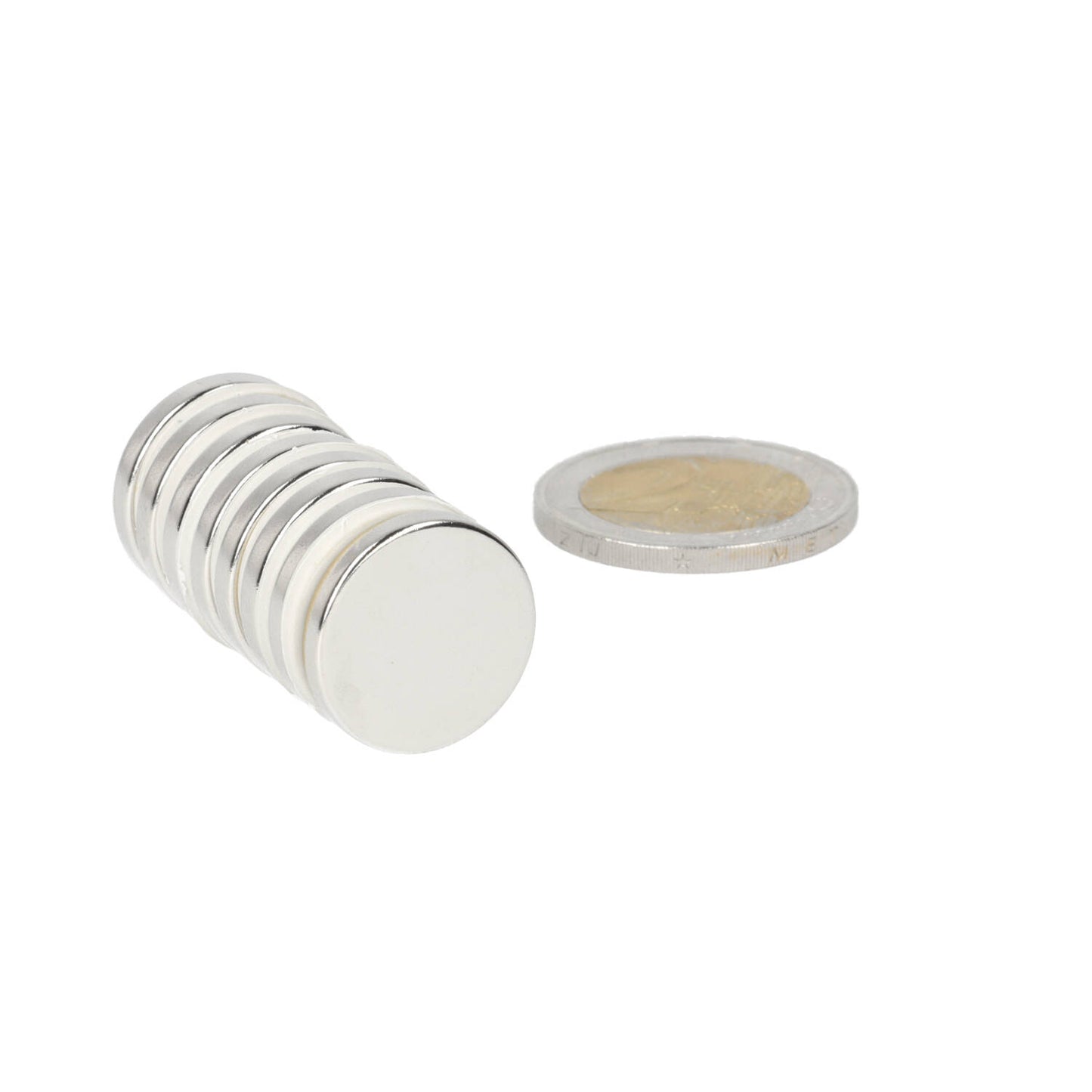 Neodymium Schijfmagneet Ø18 x 3 mm N48 NiCuNi