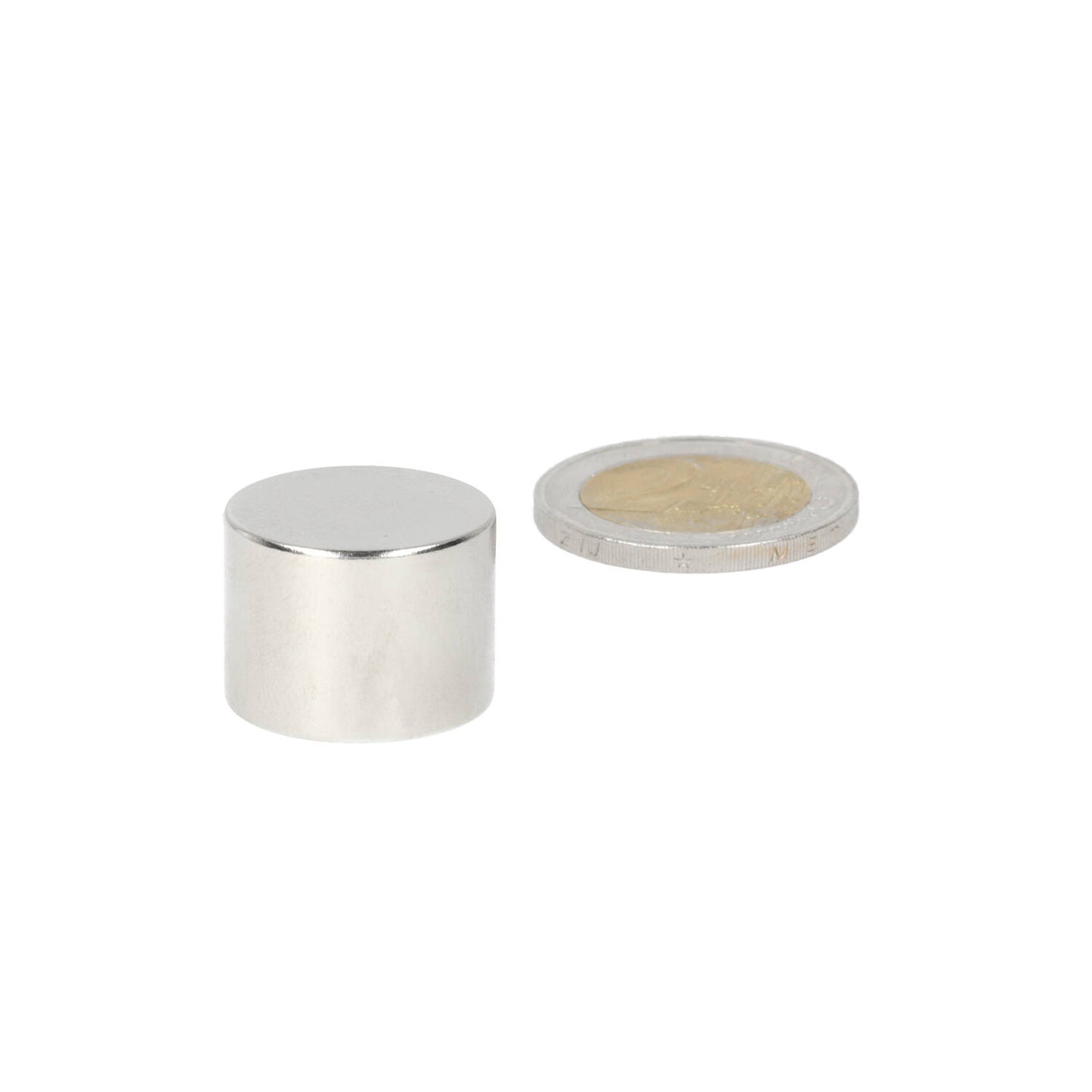 Neodymium Schijfmagneet Ø20 x 15 mm N48 NiCuNi