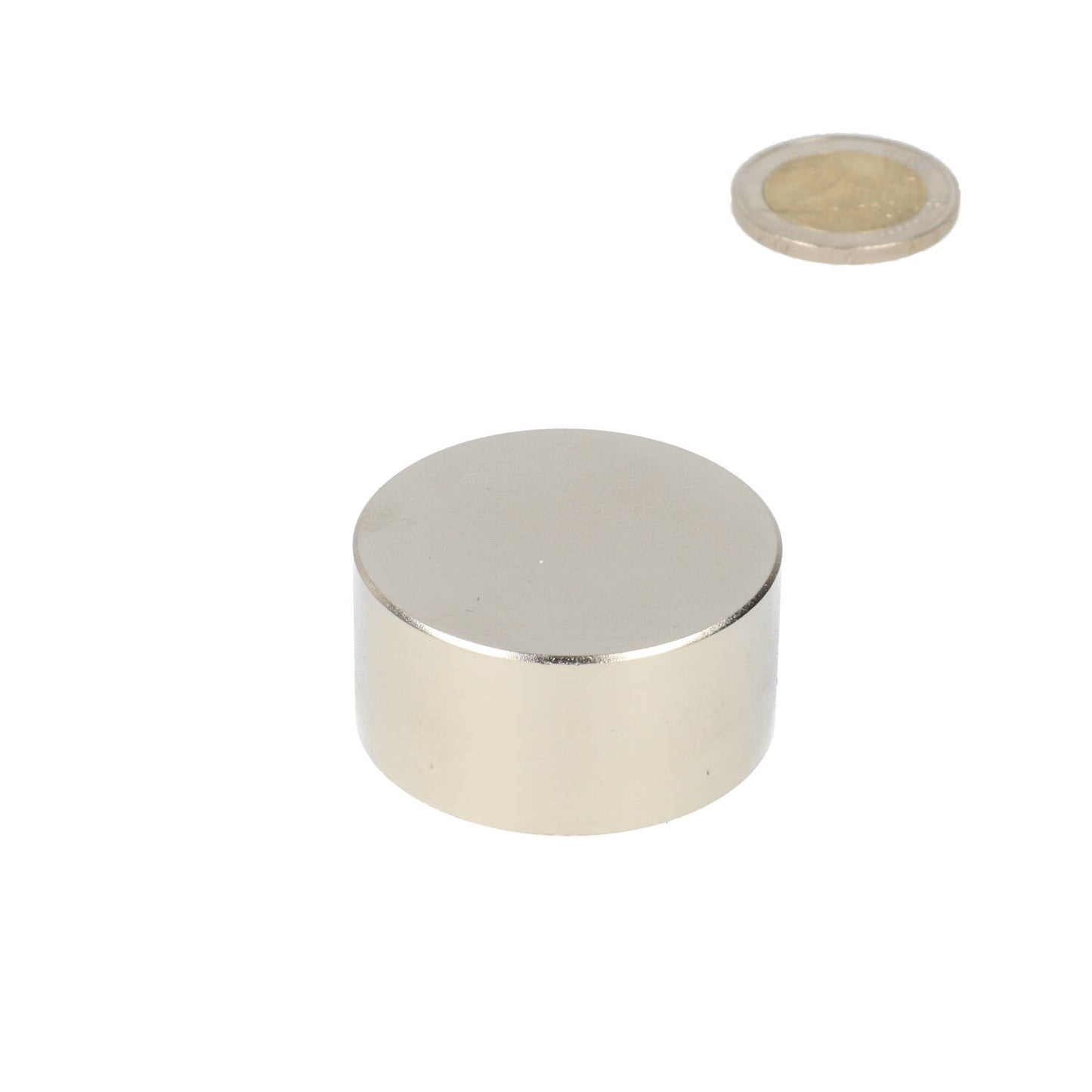 Neodymium Schijfmagneet Ø40 x 20 mm N48 NiCuNi