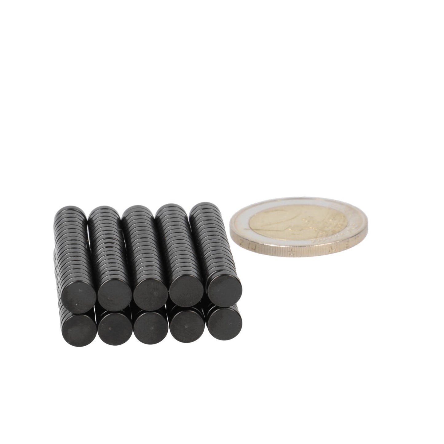 Neodymium Schijfmagneet Ø6 x 2 mm N48 Epoxy