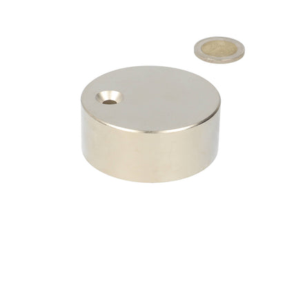 Disc magnet 60 x 25 mm with countersunk hole – Neodymium magnet