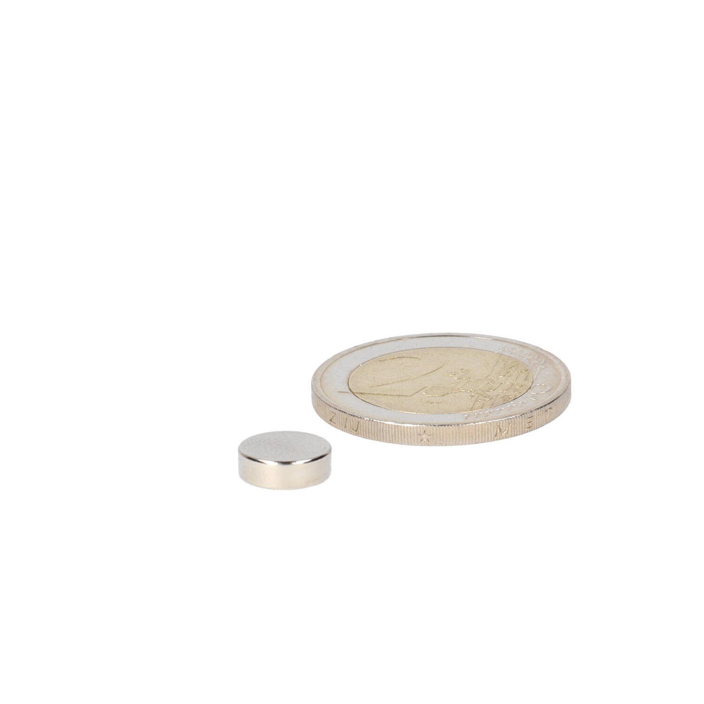 Neodymium Schijfmagneet Ø9 x 3 mm N48 NiCuNi diametraal gemagnetiseerd