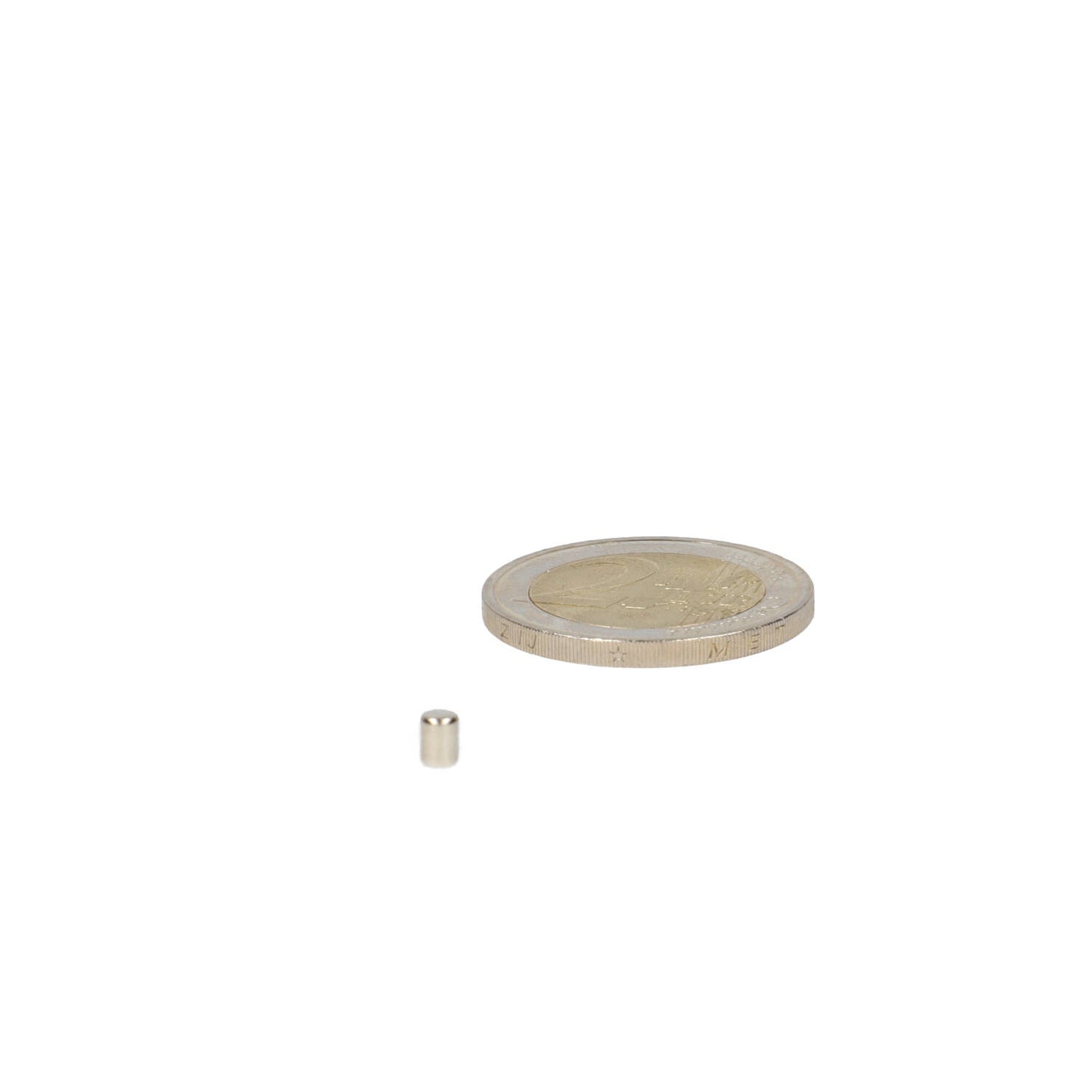Neodymium Staafmagneet Ø3 x 4 mm N52 NiCuNi