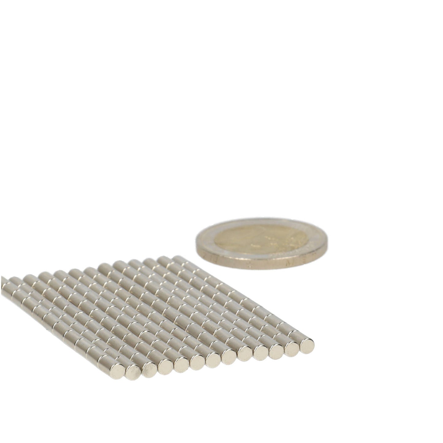 Neodymium Staafmagneet Ø3 x 5 mm N48 NiCuNi