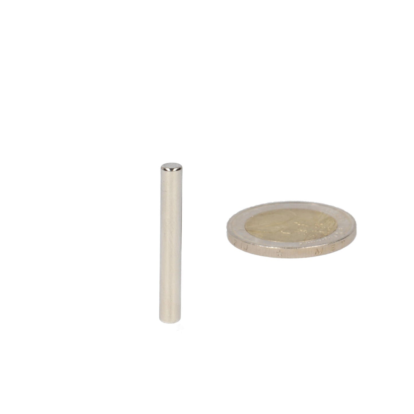 Neodymium Staafmagneet Ø4 x 30 mm N48 NiCuNi