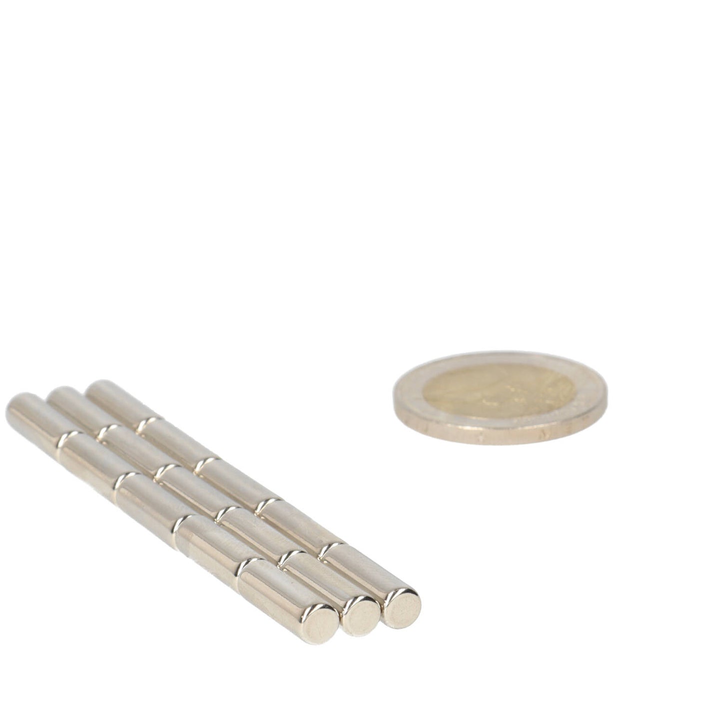 Neodymium Staafmagneet Ø5 x 15 mm N48 NiCuNi