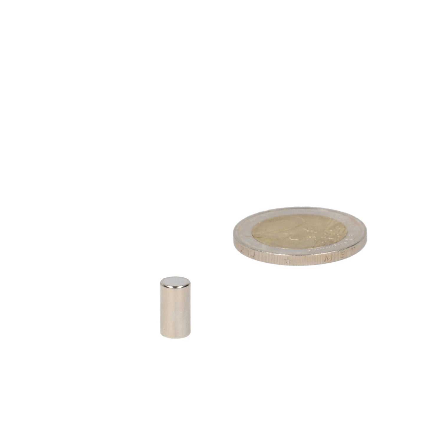 Neodymium Staafmagneet Ø5,5 x 10 mm N48 NiCuNi