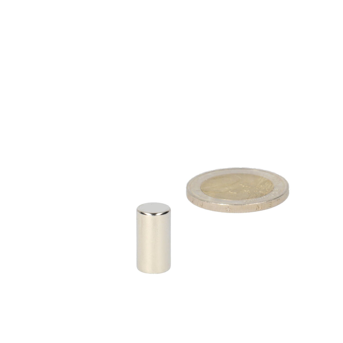 Neodymium Staafmagneet Ø8 x 15 mm N48 NiCuNi
