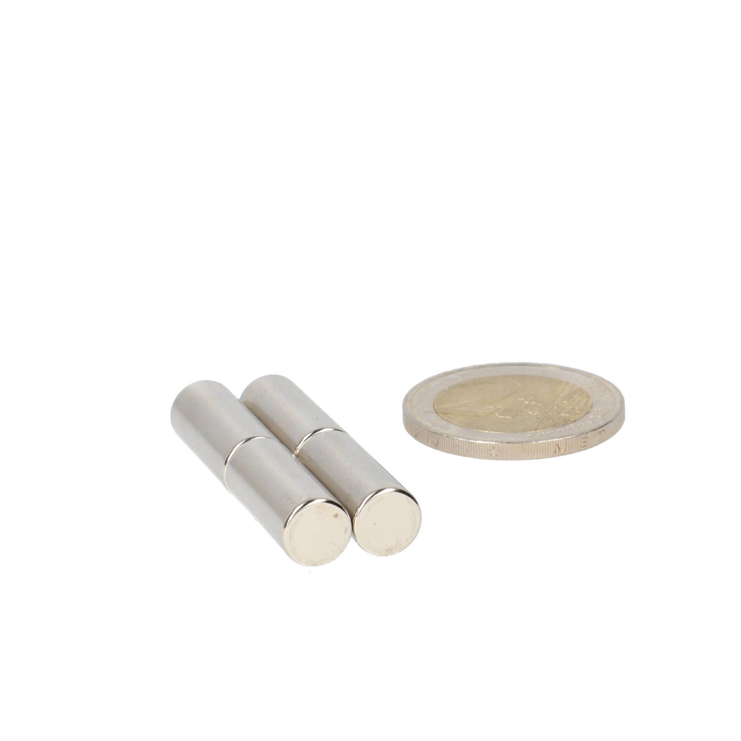 Neodymium Staafmagneet Ø8 x 20 mm N45 NiCuNi