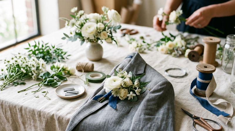 Corsages en DIY Bruiloften