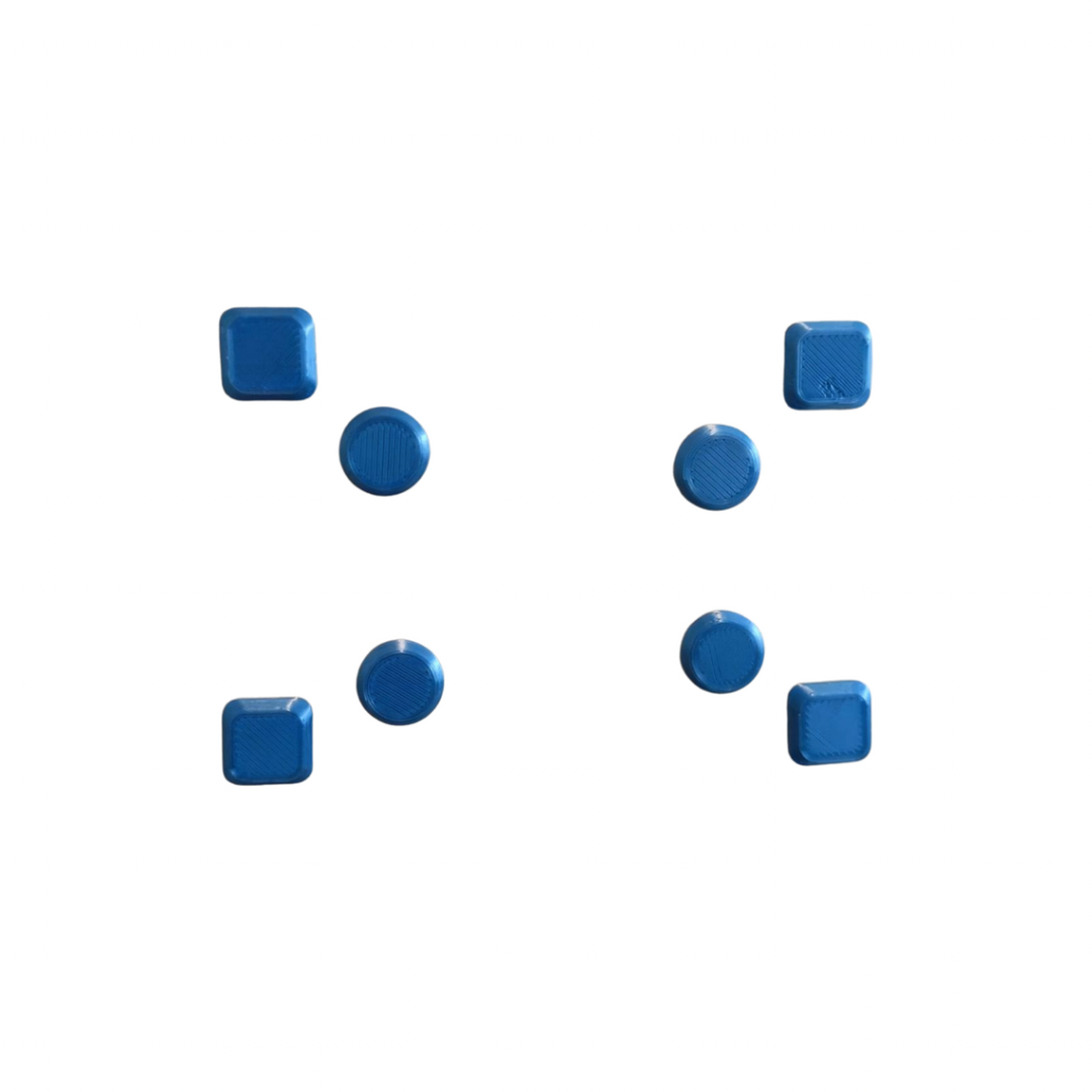 Startnummer magneten voor wielrenners  (set: 8 stuks)