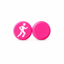 Startnummer Magneten Hardlopen Roze Wit 8 Stuks