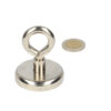 Oogboutmagneet 48 mm Neodymium N40 met stalen behuizing