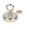 Eyebolt magnet 60x18x10 mm Neodymium N40 steel housing